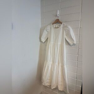 Aritzia Wilfred Rengo dress in white